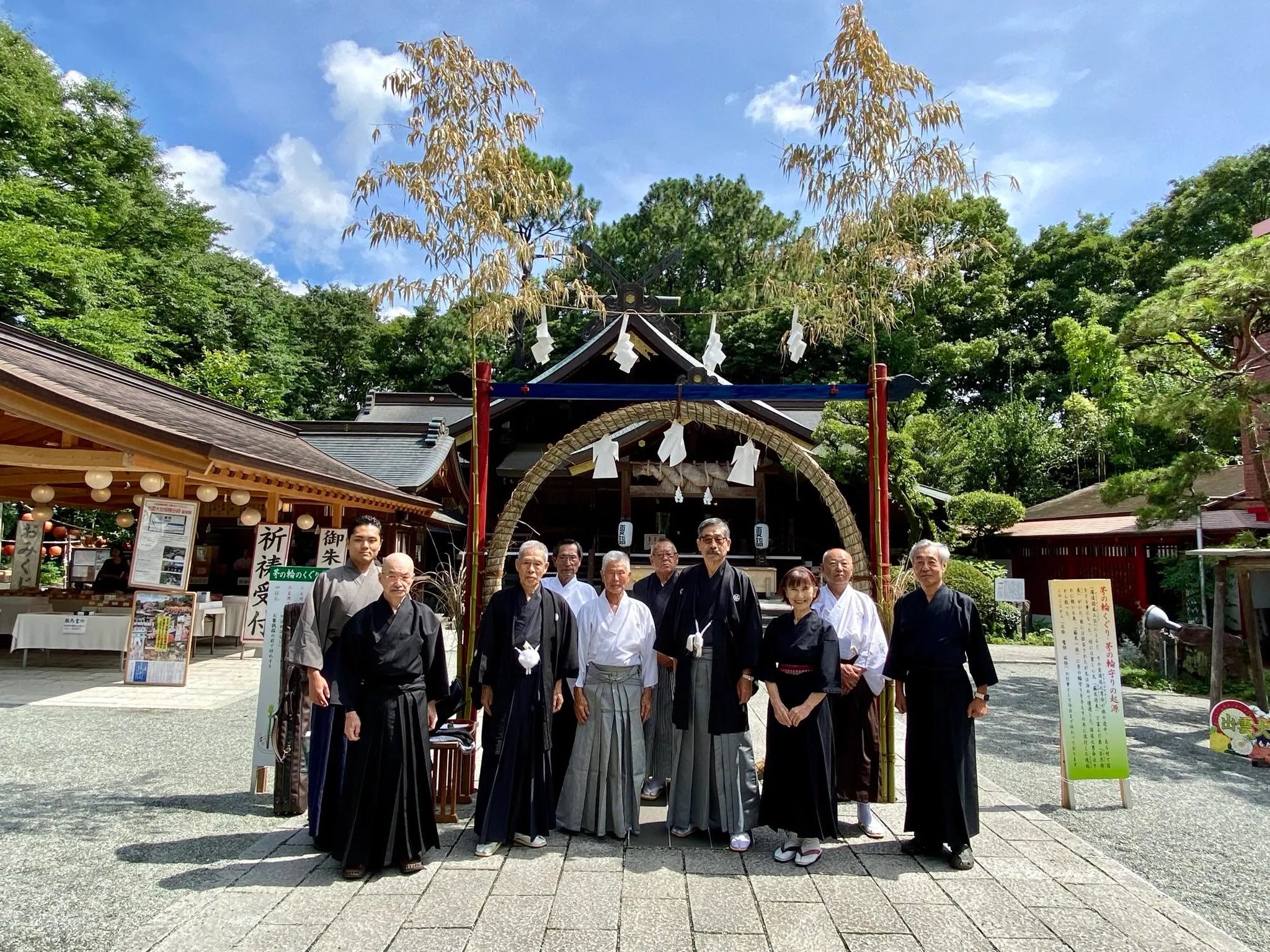 2024年7月 出雲大社相模分祠 奉納演武会 集合写真